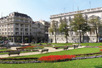 Palace park in the Serbian capital city